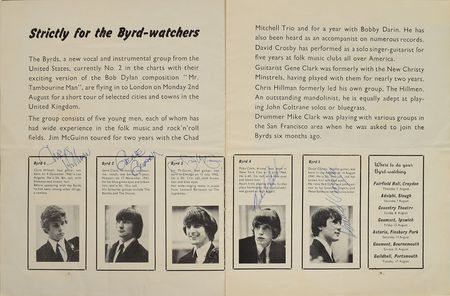 Lot #685 The Byrds Signatures - Image 2