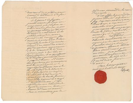 Lot #400 Marquis de Lafayette: 