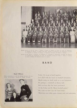 Lot #459 Neil Armstrong: Early Armstrong signature in a rare 1947 Wapakoneta yearbook - Image 2