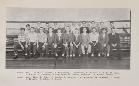 Lot #459 Neil Armstrong: Early Armstrong signature in a rare 1947 Wapakoneta yearbook - Image 5
