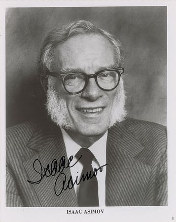 Lot #112 Isaac Asimov Signed Photograph and Typed Note Group Lot - Image 1