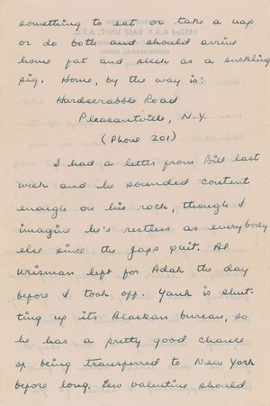Lot #601 Dashiell Hammett: As WWII draws to a close, Sgt. Hammet writes that he's eager to 