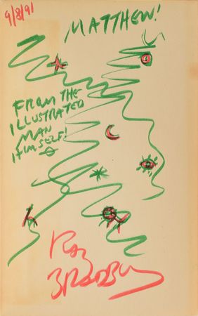 Lot #113 Ray Bradbury: The Illustrated Man Signed Book: First edition 