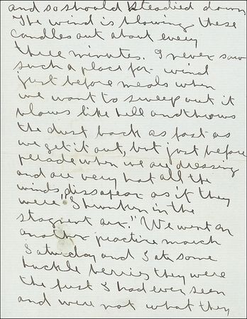 Lot #413 George S. Patton: Written from West Point, a scarce letter home from an 18-year-old Patton - Image 3
