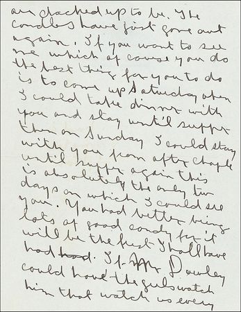 Lot #413 George S. Patton: Written from West Point, a scarce letter home from an 18-year-old Patton - Image 4