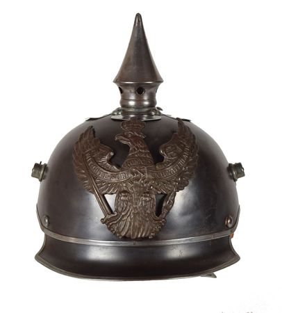 Lot #411 World War I Helmet: Imposing WWI Jager zu Pferde helmet - Image 1