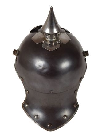 Lot #411 World War I Helmet: Imposing WWI Jager zu Pferde helmet - Image 2