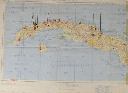 Lot #175 John F. Kennedy: President Kennedy's 'victory map' used during the Cuban Missile Crisis - Image 3