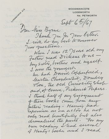 Lot #538 Ernest Shepard: “Since I could hold a pencil I have always drawn pictures” - Image 1