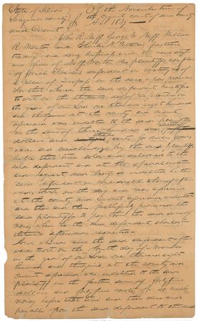 Lot #141 Abraham Lincoln: Desirable 1839 autograph document from “Stuart & Lincoln”—his first law partnership - Image 1