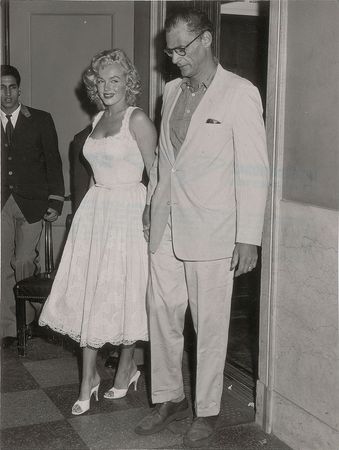 Lot #951 Marilyn Monroe and Arthur Miller Photograph - Image 1