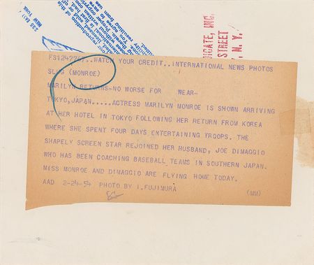 Lot #948 Marilyn Monroe Photograph - Image 2