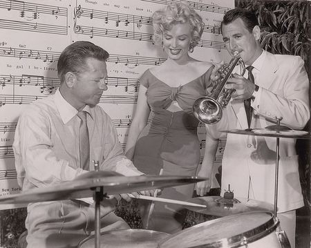 Lot #955 Marilyn Monroe and Mickey Rooney Photograph - Image 1