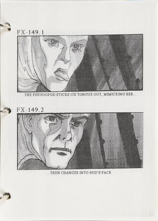 Lot #11 The Abyss Storyboard: Phenomenal visual effects storyboard for The Abyss - Image 8