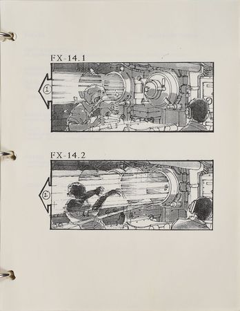 Lot #11 The Abyss Storyboard: Phenomenal visual effects storyboard for The Abyss - Image 3