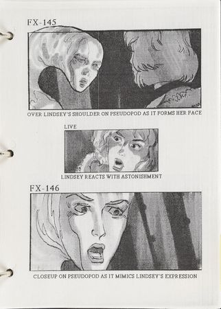 Lot #11 The Abyss Storyboard: Phenomenal visual effects storyboard for The Abyss - Image 11