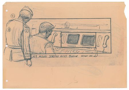 Lot #36 Meteor Storyboard: Artist storyboard for the film Meteor - Image 3