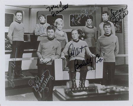 Lot #63 Star Trek Signed Photograph Signed Photograph - Image 1