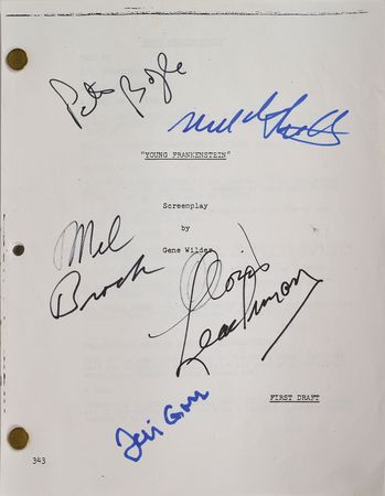 Lot #50 Young Frankenstein Signed Script Script - Image 1