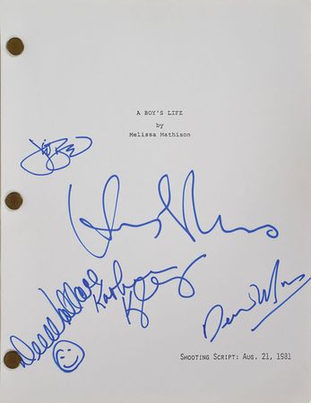 Lot #25  E.T. the Extra-Terrestrial Signed Script - Image 1