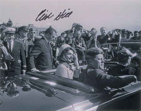 Lot #360 Kennedy Assassination: Clint Hill Signed Photographs - Image 1