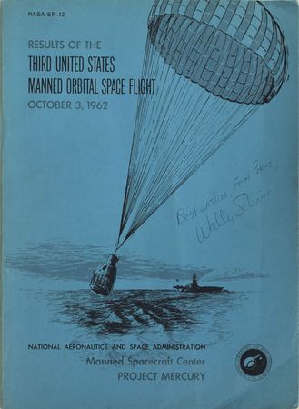 Lot #456 Wally Schirra Mission Report - Image 1