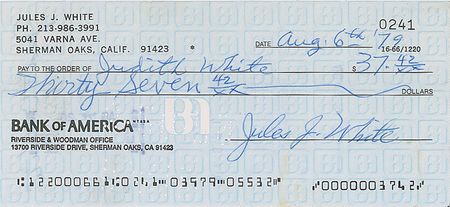 Lot #864 Three Stooges Checks - Image 1