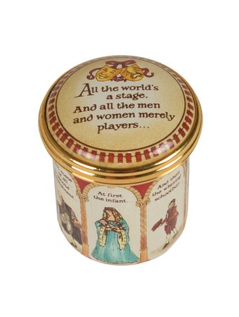 Lot #654 William Shakespeare Enamel Boxes - Image 2