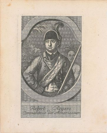 Lot #421 Benjamin Franklin and Robert Rogers Engravings - Image 1