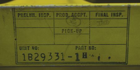 Lot #6262  Apollo Saturn 1B Signed Rocket Panel  - Image 2