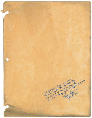 Lot #6524 Dave Scott's Apollo 15 Lunar Surface-Flown Combined LRV 'Photo' and 'Contour' Maps - Image 7