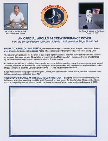 Lot #6507 Edgar Mitchell and Ed Hengeveld Space Covers - Image 2