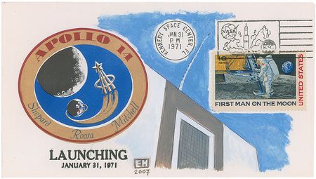 Lot #6507 Edgar Mitchell and Ed Hengeveld Space Covers - Image 9