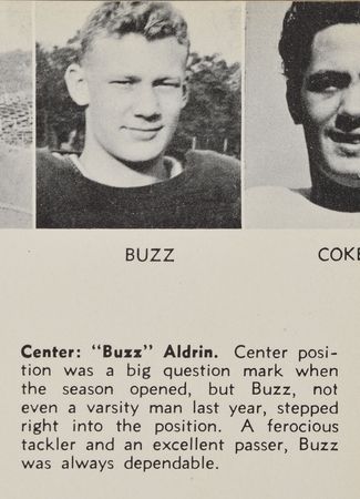 Lot #6337 Buzz Aldrin Signed 1947 High School Yearbook - Image 4