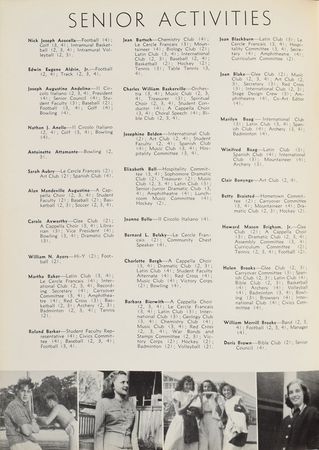 Lot #6337 Buzz Aldrin Signed 1947 High School Yearbook - Image 5