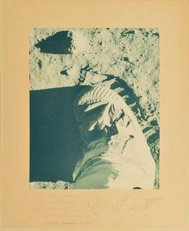 Lot #6329  Apollo 11 Signed Photograph - Image 1