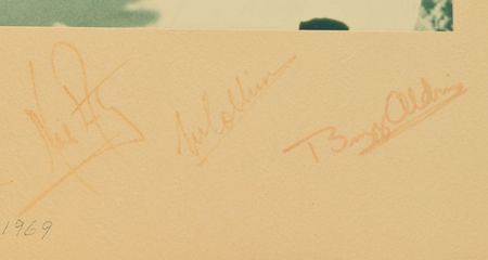 Lot #6329  Apollo 11 Signed Photograph - Image 2