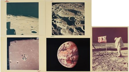 Lot #6359  Apollo 11 Group of (6) Photographic Items - Image 1