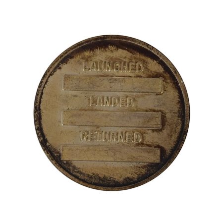 Lot #6563  Apollo 16 Unflown Robbins Medal - Image 2