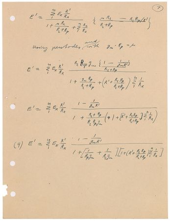 Lot #6049 Hans Hosenthien Handwritten Papers - Image 3