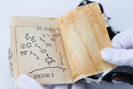 Lot #6494  Apollo 15 EVA Training Cuff Checklist - Image 2