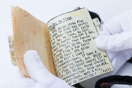 Lot #6494  Apollo 15 EVA Training Cuff Checklist - Image 4