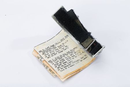 Lot #6494  Apollo 15 EVA Training Cuff Checklist - Image 8