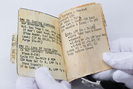 Lot #6494  Apollo 15 EVA Training Cuff Checklist - Image 11