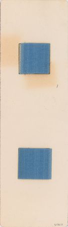 Lot #6549  Apollo 15 LM Simulator Training S-Band Antenna Angles Descent Cue Card - Image 2
