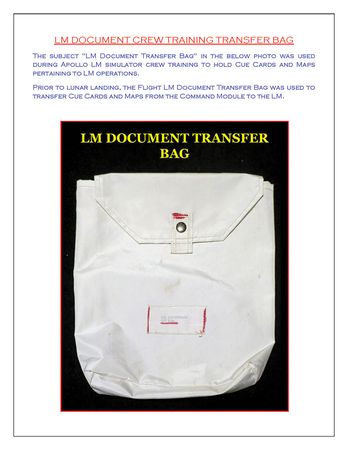 Lot #6266  LM Document Crew Training Transfer Bag - Image 2