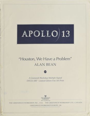 Lot #6464  Apollo 13 Signed Print - Image 2