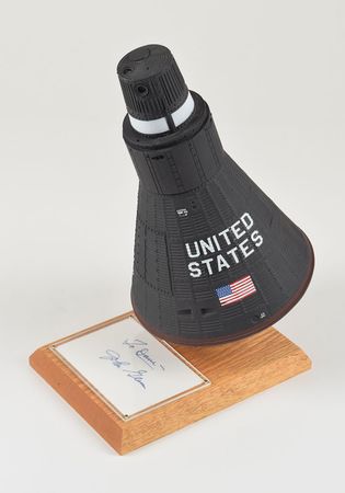 Lot #6176 John Glenn Signed Friendship 7 Model - Image 1