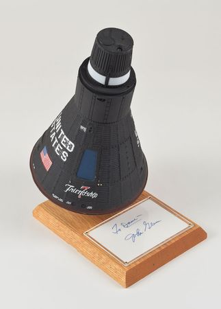 Lot #6176 John Glenn Signed Friendship 7 Model - Image 2