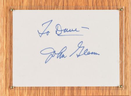 Lot #6176 John Glenn Signed Friendship 7 Model - Image 3